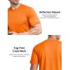 image:imageTACVASEN Mens Workout Shirts Short Sleeve Dry Fit Athletic TShirts UPF 50 Running Gym Tshirts Swim Sun ShirtFlorange