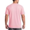 image:imageTACVASEN Mens Workout Shirts Short Sleeve Dry Fit Athletic TShirts UPF 50 Running Gym Tshirts Swim Sun ShirtPink