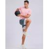 image:imageTACVASEN Mens Workout Shirts Short Sleeve Dry Fit Athletic TShirts UPF 50 Running Gym Tshirts Swim Sun ShirtPink