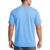 image:imageTACVASEN Mens Workout Shirts Short Sleeve Dry Fit Athletic TShirts UPF 50 Running Gym Tshirts Swim Sun ShirtSkyblue