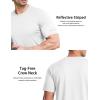 image:imageTACVASEN Mens Workout Shirts Short Sleeve Dry Fit Athletic TShirts UPF 50 Running Gym Tshirts Swim Sun ShirtWhite