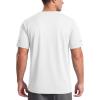 image:imageTACVASEN Mens Workout Shirts Short Sleeve Dry Fit Athletic TShirts UPF 50 Running Gym Tshirts Swim Sun ShirtWhite