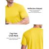 image:imageTACVASEN Mens Workout Shirts Short Sleeve Dry Fit Athletic TShirts UPF 50 Running Gym Tshirts Swim Sun ShirtYellow