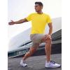 image:imageTACVASEN Mens Workout Shirts Short Sleeve Dry Fit Athletic TShirts UPF 50 Running Gym Tshirts Swim Sun ShirtYellow