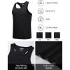 image:imageTACVASEN Mens Y Back Tank Tops Dry Fit Workout UPF 50 Muscle Shirts Gym Running Athletic Tank Tops BodybuildingBlack