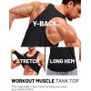 image:imageTACVASEN Mens Y Back Tank Tops Dry Fit Workout UPF 50 Muscle Shirts Gym Running Athletic Tank Tops BodybuildingBlack