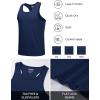 image:imageTACVASEN Mens Y Back Tank Tops Dry Fit Workout UPF 50 Muscle Shirts Gym Running Athletic Tank Tops BodybuildingNavy