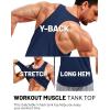 image:imageTACVASEN Mens Y Back Tank Tops Dry Fit Workout UPF 50 Muscle Shirts Gym Running Athletic Tank Tops BodybuildingNavy