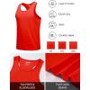 image:imageTACVASEN Mens Y Back Tank Tops Dry Fit Workout UPF 50 Muscle Shirts Gym Running Athletic Tank Tops BodybuildingRed