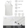 image:imageTACVASEN Mens Y Back Tank Tops Dry Fit Workout UPF 50 Muscle Shirts Gym Running Athletic Tank Tops BodybuildingWhite