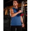 image:imageTACVASEN Sleeveless Shirts for Men 2 Pack Quick Dry Tank Tops Lightweight UPF 50 Running Gym Workout Muscle ShirtsBlue GreyNavy