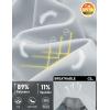 image:imageTACVASEN Sleeveless Shirts for Men 2 Pack Quick Dry Tank Tops Lightweight UPF 50 Running Gym Workout Muscle ShirtsLight GreyWhite
