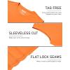 image:imageTACVASEN Sleeveless Shirts for Men 2 Pack Quick Dry Tank Tops Lightweight UPF 50 Running Gym Workout Muscle ShirtsNavyOrange