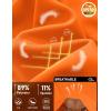 image:imageTACVASEN Sleeveless Shirts for Men 2 Pack Quick Dry Tank Tops Lightweight UPF 50 Running Gym Workout Muscle ShirtsNavyOrange