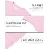 image:imageTACVASEN Sleeveless Shirts for Men 2 Pack Quick Dry Tank Tops Lightweight UPF 50 Running Gym Workout Muscle ShirtsPinkLight Grey