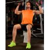 image:imageTACVASEN Sleeveless Shirts for Men 2 Pack Quick Dry Tank Tops Lightweight UPF 50 Running Gym Workout Muscle ShirtsWhiteOrange