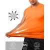image:imageTACVASEN Sleeveless Shirts for Men 2 Pack Quick Dry Tank Tops Lightweight UPF 50 Running Gym Workout Muscle ShirtsWhiteOrange