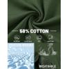 image:imageTACVASEN Sleeveless Shirts for Men Casual Tank Tops Muscle Shirt Summer T Shirts Beach Loose Fit TeeArmygreen