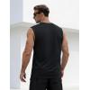image:imageTACVASEN Sleeveless Shirts for Men Casual Tank Tops Muscle Shirt Summer T Shirts Beach Loose Fit TeeBlack