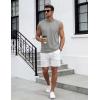 image:imageTACVASEN Sleeveless Shirts for Men Casual Tank Tops Muscle Shirt Summer T Shirts Beach Loose Fit TeeLightgrey
