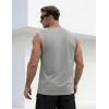 image:imageTACVASEN Sleeveless Shirts for Men Casual Tank Tops Muscle Shirt Summer T Shirts Beach Loose Fit TeeLightgrey