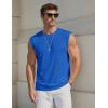 image:imageTACVASEN Sleeveless Shirts for Men Casual Tank Tops Muscle Shirt Summer T Shirts Beach Loose Fit TeeRoyal Blue