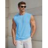 image:imageTACVASEN Sleeveless Shirts for Men Casual Tank Tops Muscle Shirt Summer T Shirts Beach Loose Fit TeeSkyblue