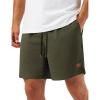 image:imageTACVASEN Mens Casual Shorts Waffle 5 Elastic Waist Drawstring Summer Beach Shorts Moisture Wicking SweatShortsArmy Green