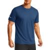 image:imageTACVASEN Mens Workout Shirts Short Sleeve Dry Fit Athletic TShirts UPF 50 Running Gym Tshirts Swim Sun ShirtBluegray