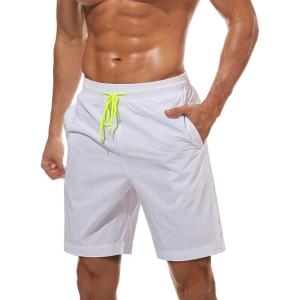 image:imageTACVASEN Mens Swim Trunks 9 Inch Quick Dry Water Resistant Mesh Lining Bathing Suit Swimming Board Shorts with PocketsWhite