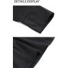 image:imageTACVASEN Womens Athletic Jackets Lightweight UV Protection Shirts Full Zip Workout Jacket UPF 50 Long Sleeve Sun Shirt01 Black