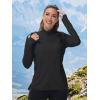 image:imageTACVASEN Womens Athletic Jackets Lightweight UV Protection Shirts Full Zip Workout Jacket UPF 50 Long Sleeve Sun Shirt01 Black