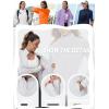 image:imageTACVASEN Womens Athletic Jackets Lightweight UV Protection Shirts Full Zip Workout Jacket UPF 50 Long Sleeve Sun Shirt03 White