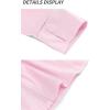 image:imageTACVASEN Womens Athletic Jackets Lightweight UV Protection Shirts Full Zip Workout Jacket UPF 50 Long Sleeve Sun Shirt04 Light Pink