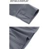 image:imageTACVASEN Womens Athletic Jackets Lightweight UV Protection Shirts Full Zip Workout Jacket UPF 50 Long Sleeve Sun Shirt05 Dark Gray