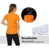 image:imageTACVASEN Womens Golf Polo Shirts Short Sleeve UPF 50 Sun Protection Golf Shirts for Women Quick Dry Collared Polos11bright Orange