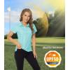 image:imageTACVASEN Womens Golf Polo Shirts Short Sleeve UPF 50 Sun Protection Golf Shirts for Women Quick Dry Collared Polos14light Lake Blue