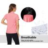 image:imageTACVASEN Womens Golf Polo Shirts Short Sleeve UPF 50 Sun Protection Golf Shirts for Women Quick Dry Collared Polos17pink