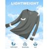 image:imageTACVASEN Womens Long Sleeve V Neck Tops Lightweight Quick Dry UPF 50 Sun Protection Workout Hiking Running Shirts01 Dark Gray
