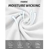 image:imageTACVASEN Womens Short Sleeve Workout Shirts UPF 50 Sun Protection Quick Dry Athletic Tops for Running Gym Tee02 White