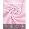 image:imageTACVASEN Womens Short Sleeve Workout Shirts UPF 50 Sun Protection Quick Dry Athletic Tops for Running Gym Tee07 Light Pink