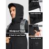 image:imageTACVASEN Tactical Jacket for Men Fleece Jackets Full Zip Military Hoodies Windproof Warm Winter Coat Outdoor Hunting01black