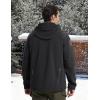 image:imageTACVASEN Tactical Jacket for Men Fleece Jackets Full Zip Military Hoodies Windproof Warm Winter Coat Outdoor Hunting01black