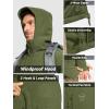 image:imageTACVASEN Tactical Jacket for Men Fleece Jackets Full Zip Military Hoodies Windproof Warm Winter Coat Outdoor Hunting03army Green