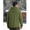 image:imageTACVASEN Tactical Jacket for Men Fleece Jackets Full Zip Military Hoodies Windproof Warm Winter Coat Outdoor Hunting03army Green