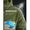 image:imageTACVASEN Tactical Jacket for Men Fleece Jackets Full Zip Military Hoodies Windproof Warm Winter Coat Outdoor Hunting03army Green
