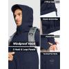 image:imageTACVASEN Tactical Jacket for Men Fleece Jackets Full Zip Military Hoodies Windproof Warm Winter Coat Outdoor Hunting04navy