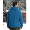 image:imageTACVASEN Tactical Jacket for Men Fleece Jackets Full Zip Military Hoodies Windproof Warm Winter Coat Outdoor Hunting08blue Green