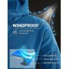 image:imageTACVASEN Tactical Jacket for Men Fleece Jackets Full Zip Military Hoodies Windproof Warm Winter Coat Outdoor Hunting08blue Green