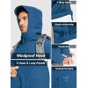 image:imageTACVASEN Tactical Jacket for Men Fleece Jackets Full Zip Military Hoodies Windproof Warm Winter Coat Outdoor Hunting08blue Green
